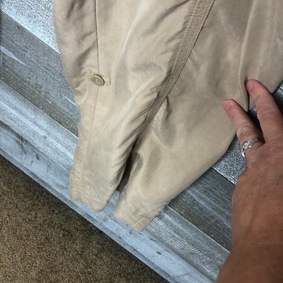 Ellen Tracy beige modal convertible lightweight pants - Picture 3 of 5